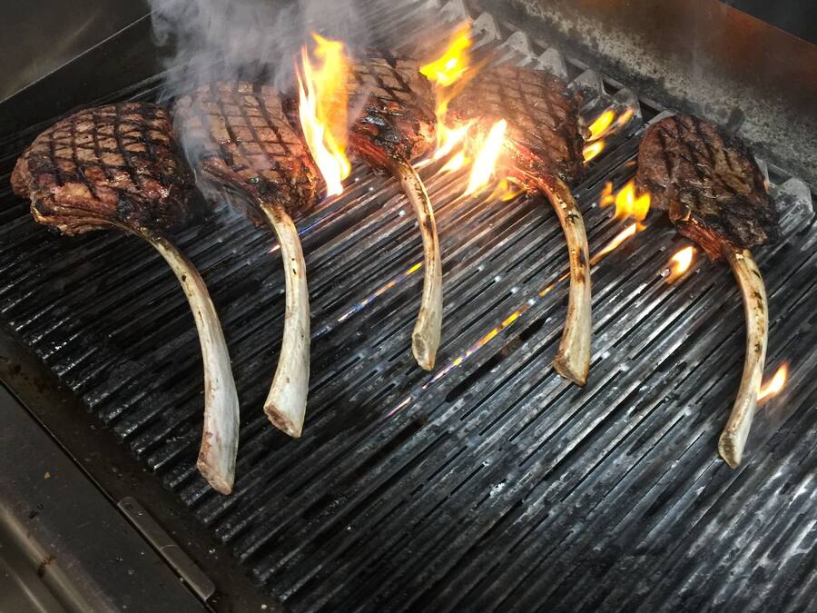 Breakfast, lunch and dinner served