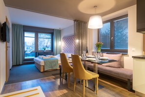 Superior 1bedroom apartman with jacuzzi | Vistas desde la habitación