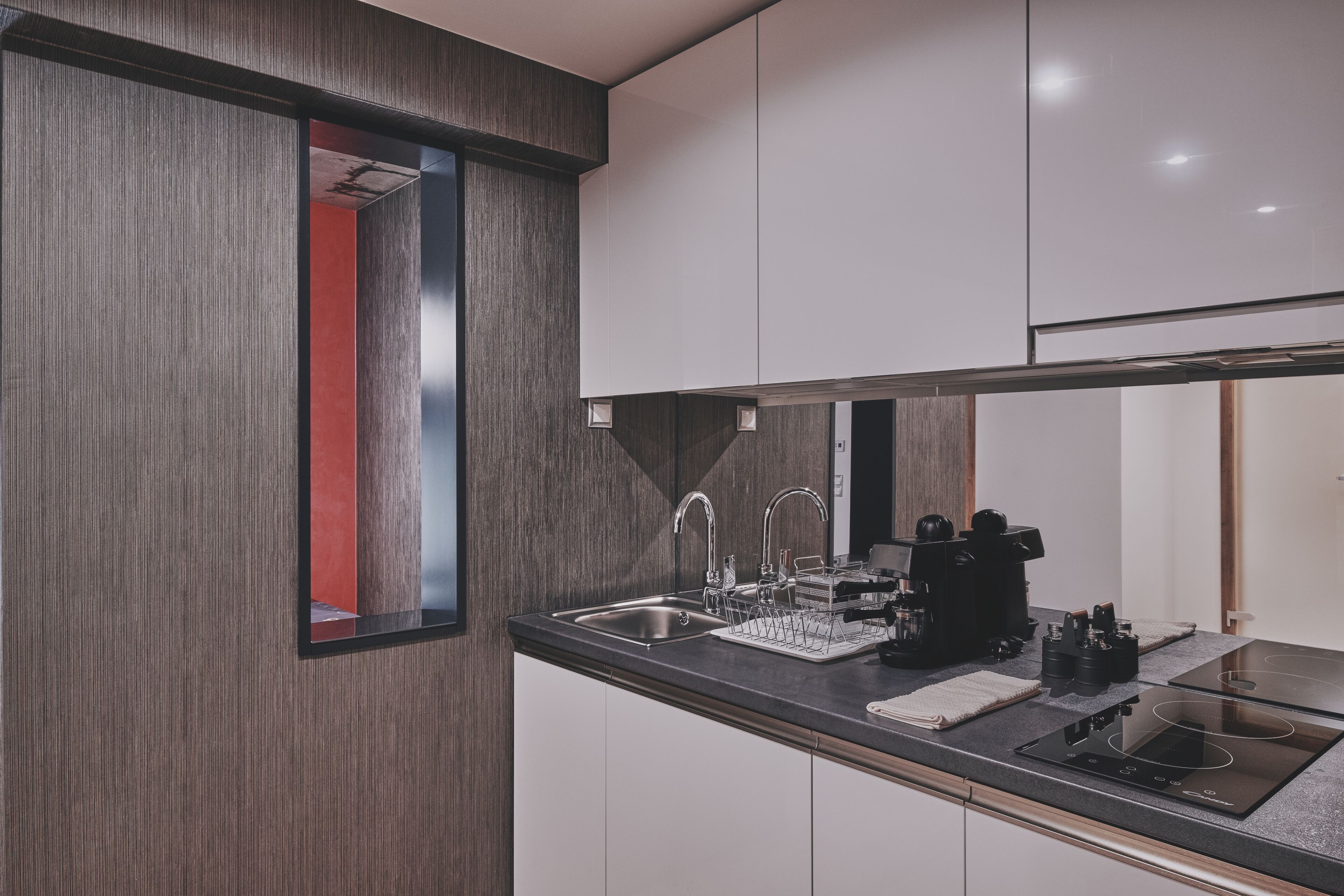 superior family apartment with jacuzzi | private kitchen | fridge, espresso maker, coffee/tea maker, electric kettle