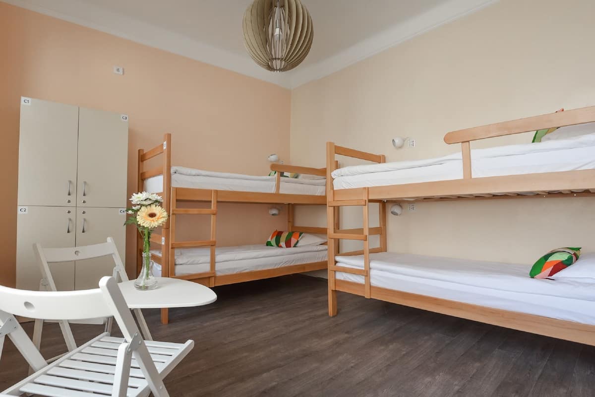 Bed in 4-Bed Shared Dormitory Room | In-room safe, iron/ironing board (on request), WiFi (free), bed sheets