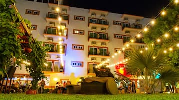 Front of property – evening/night