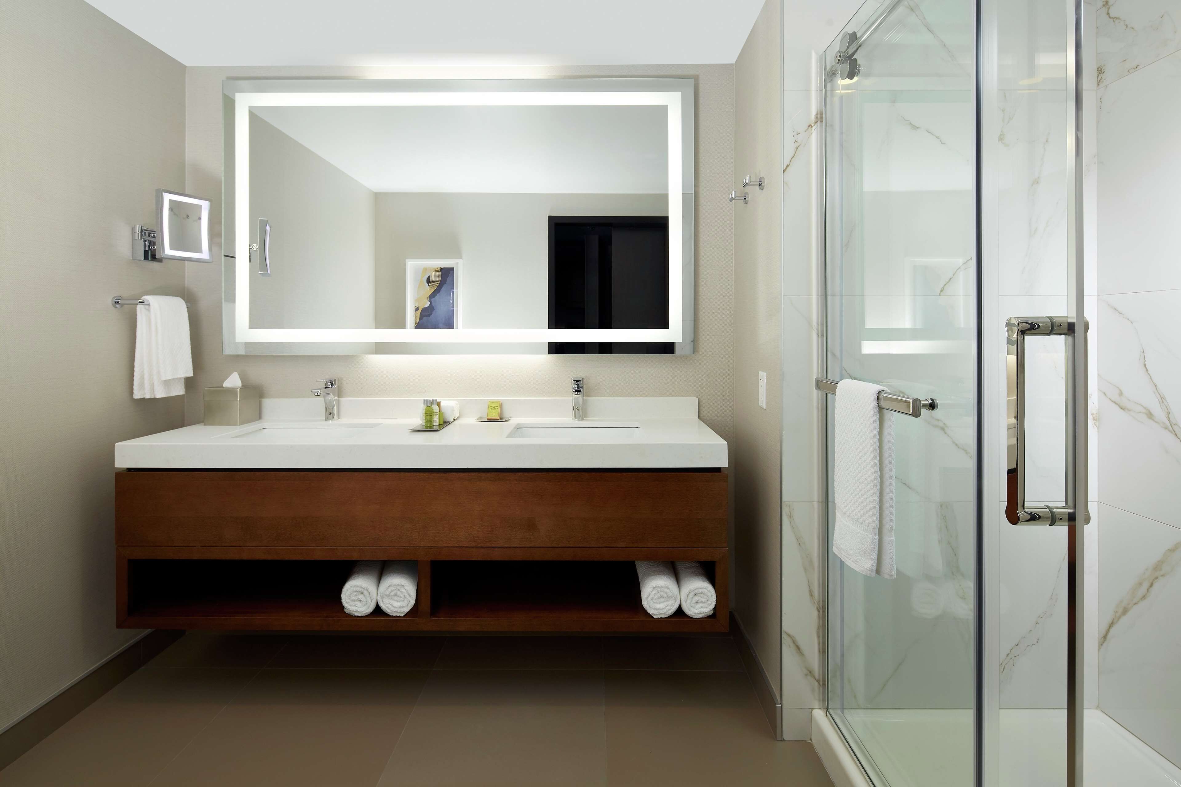 suite, 1 king bed | bathroom shower