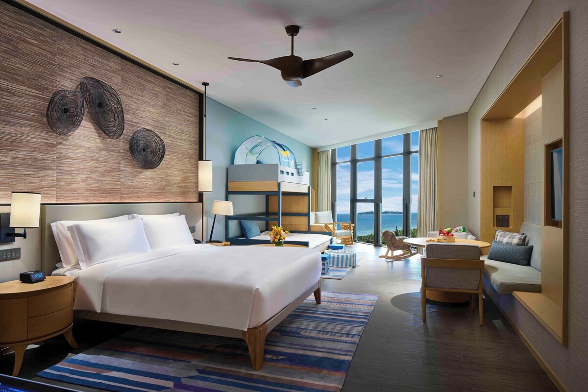 Habitación estándar, varias camas, vista al océano (Kids Theme) | Ropa de cama de alta calidad y minibar 