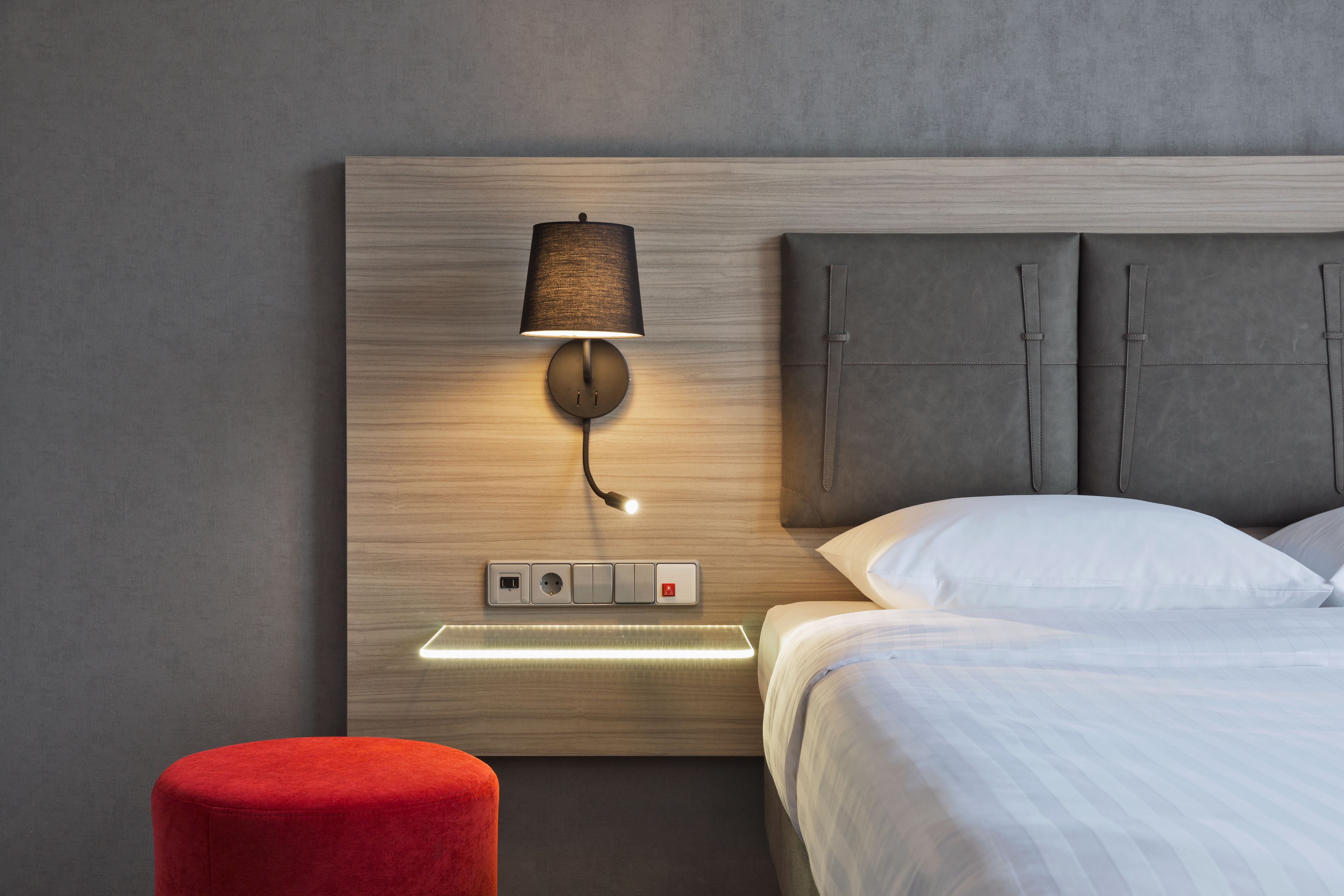 soundproofing, free cots/infant beds, free wifi