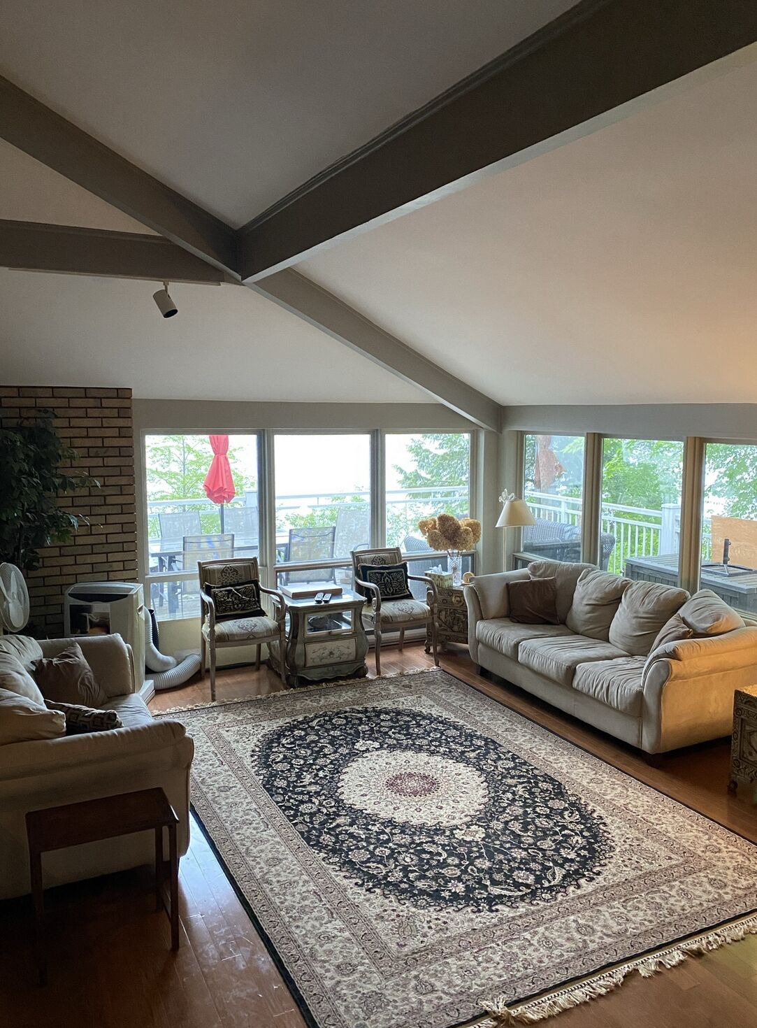 TV, fireplace, video games, DVD player