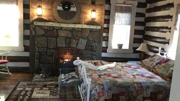 1 soverom, strykejern/-brett og sengetøy