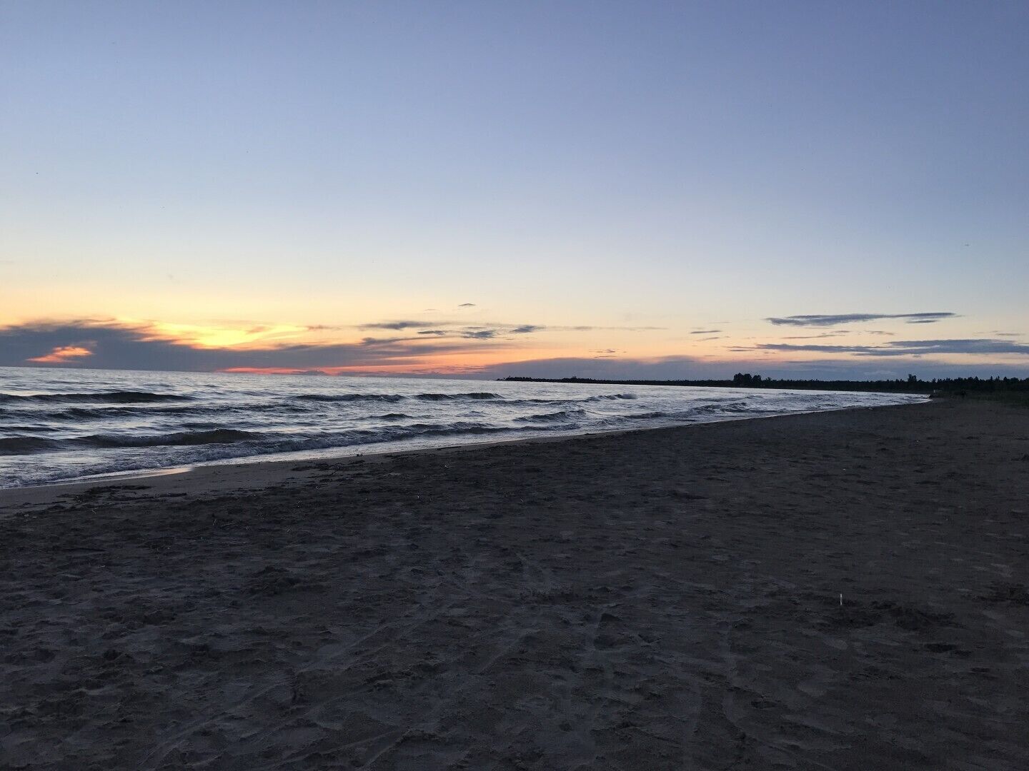 Vlak bij het strand