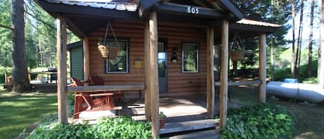 Spotted Bear cabin, with 3br/2ba is one of seven cabins on the ranch.