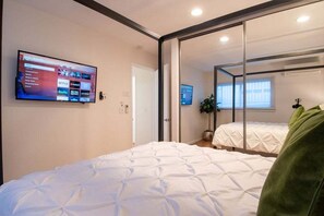 5 bedrooms, iron/ironing board, travel crib, WiFi
