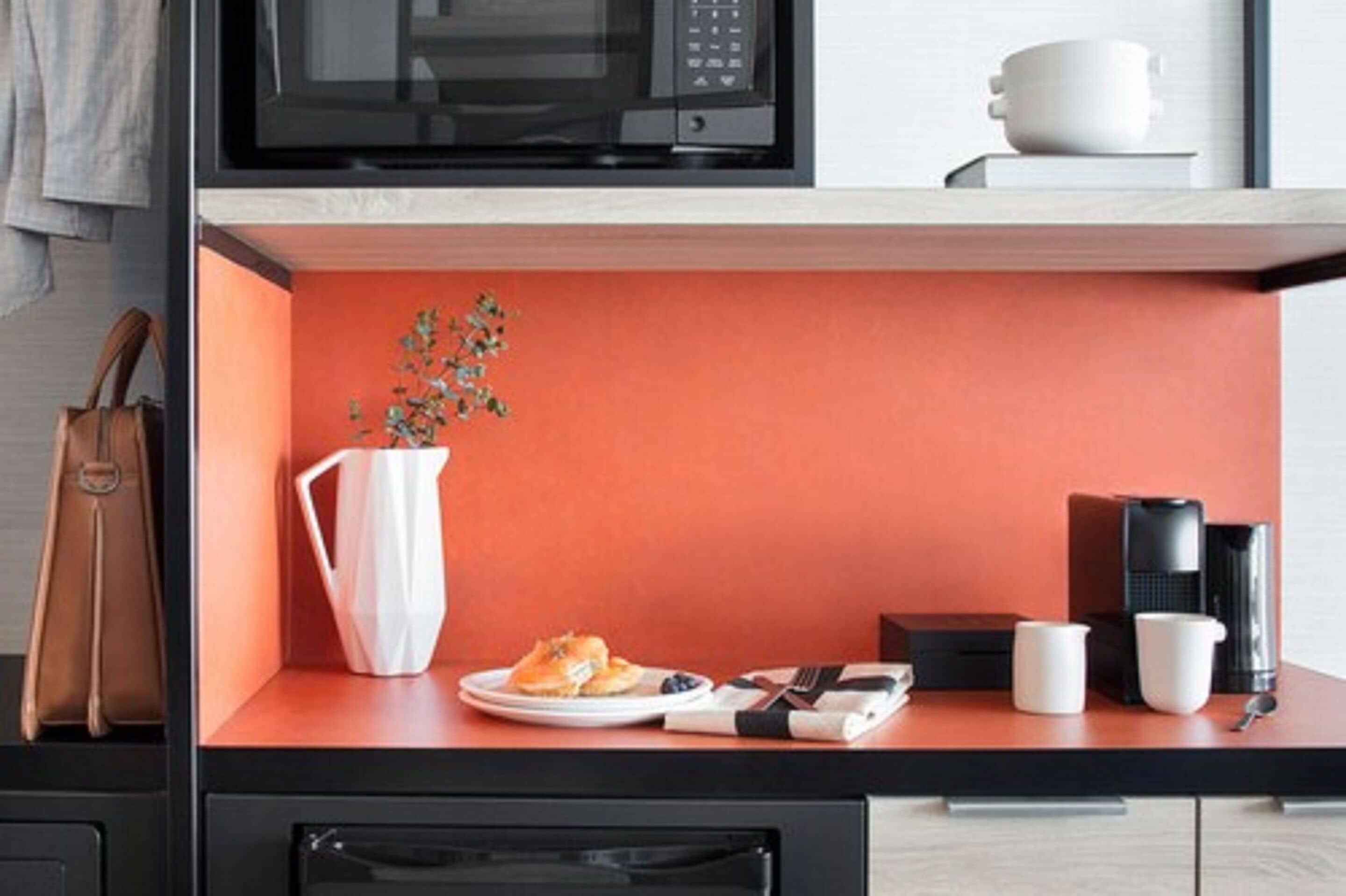 studio - 1 king bed | private kitchenette | fridge, microwave, coffee/tea maker, electric kettle