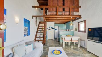 Flachbildfernseher, Kamin, Videospielkonsole, Stereoanlage