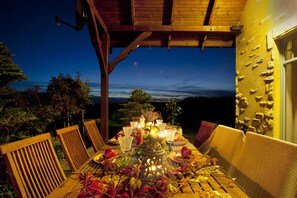 Front of property – evening/night