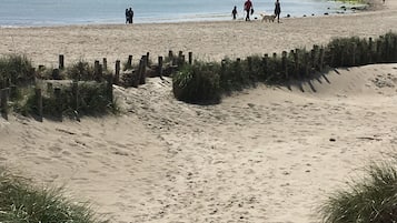 Beach nearby, sun-loungers