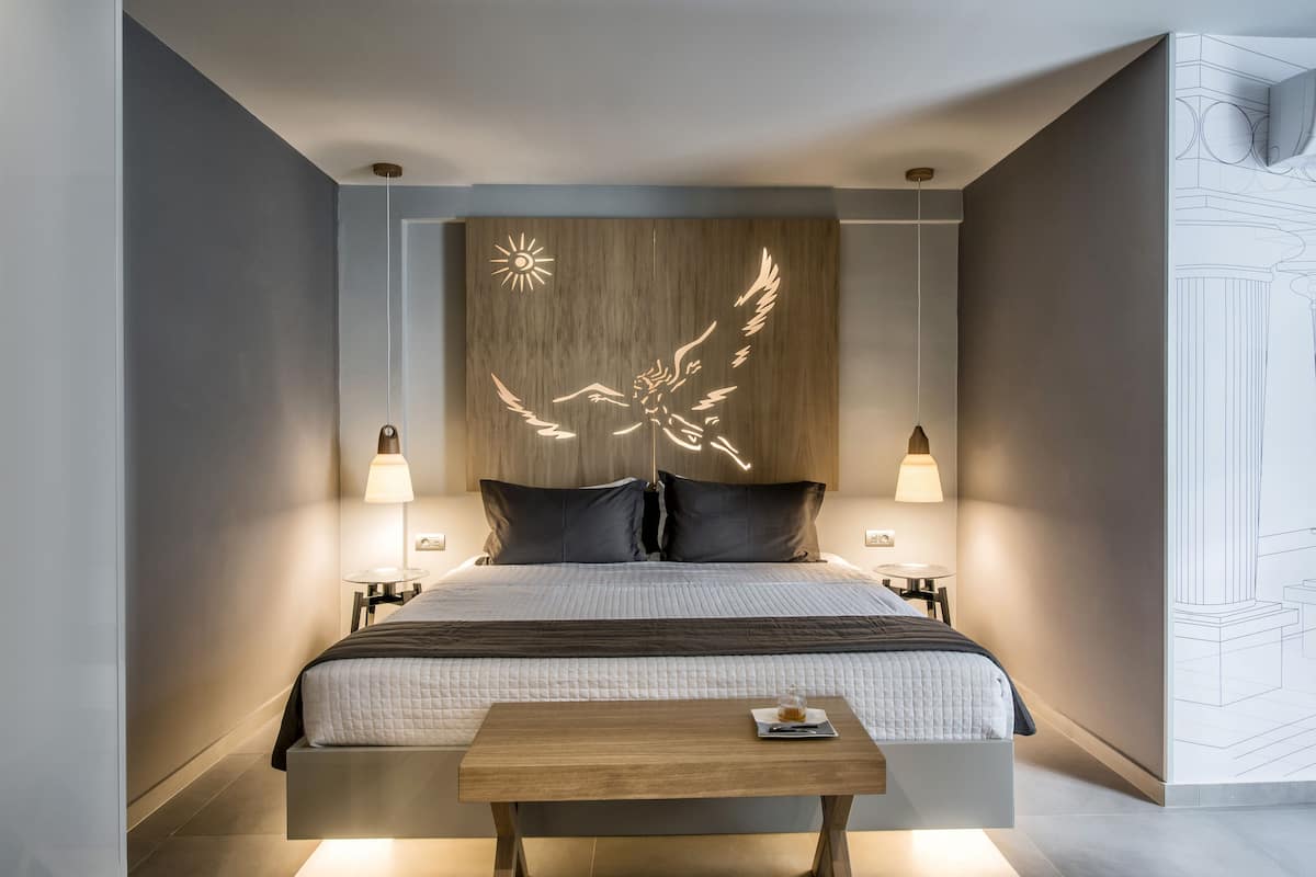 Suite estándar, 1 cama King size, para no fumadores | 1 habitación, ropa de cama de alta calidad y minibar