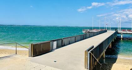 STUDIO 4 PERS. PLAGE/COMMERCES/PARKING/BALCON