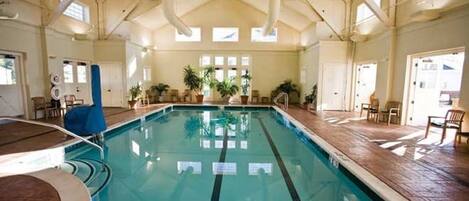 Indoor pool, outdoor pool