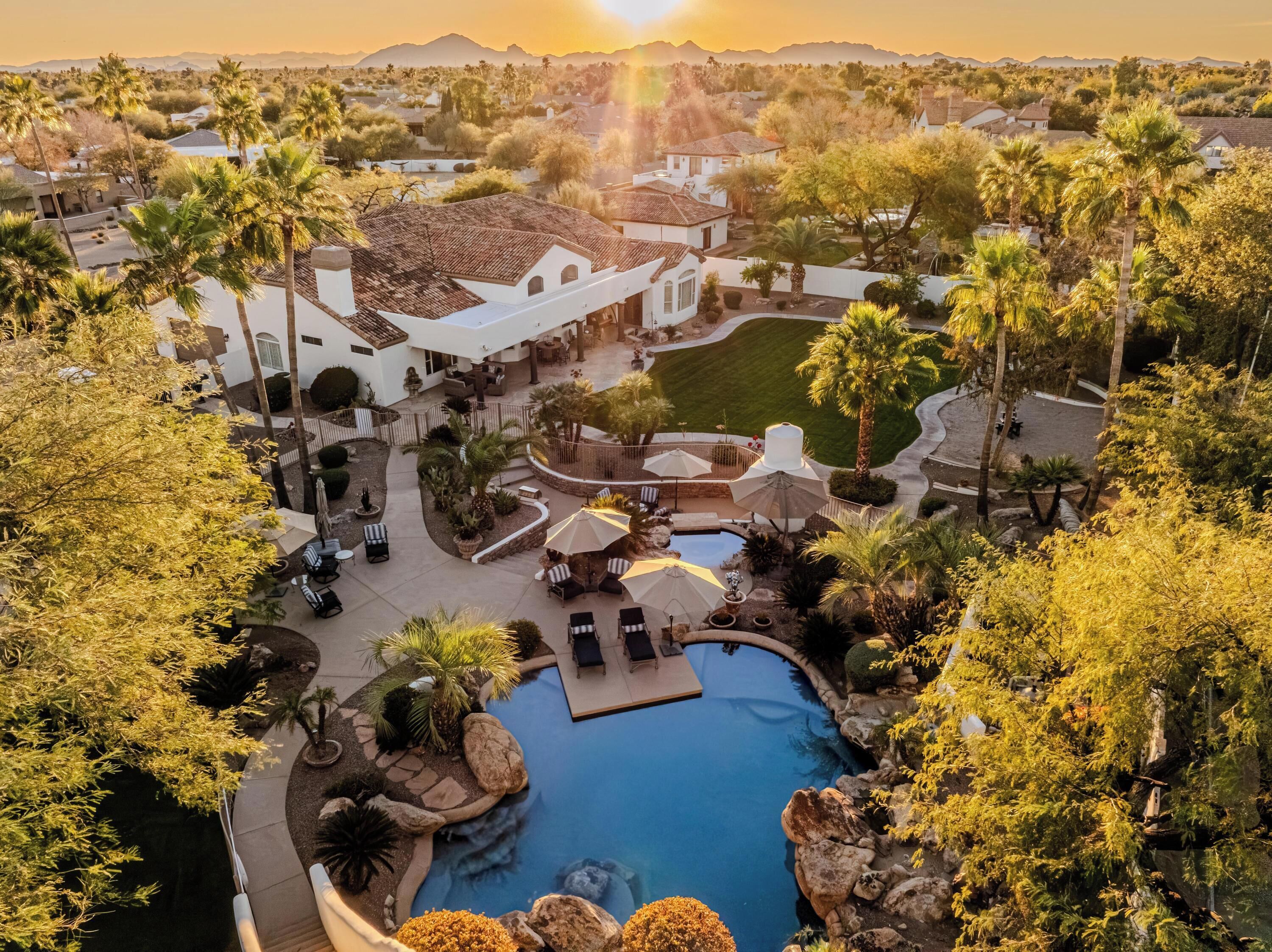 Piscine extérieure, piscine chauffée