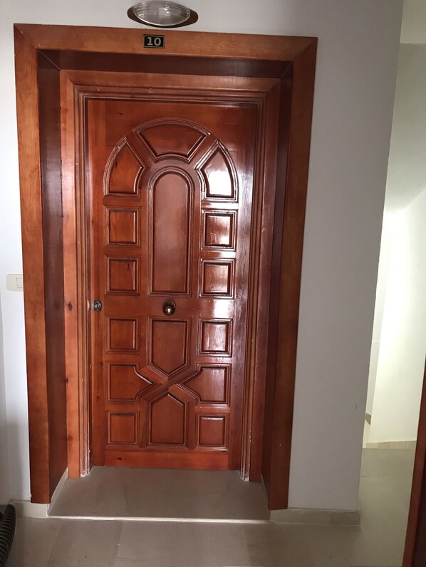 Entrada al alojamiento