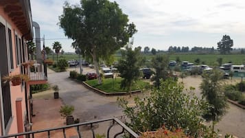 Blick von der Unterkunft