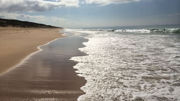 En la playa
