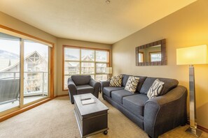 Televisión, chimenea y reproductor de DVD 