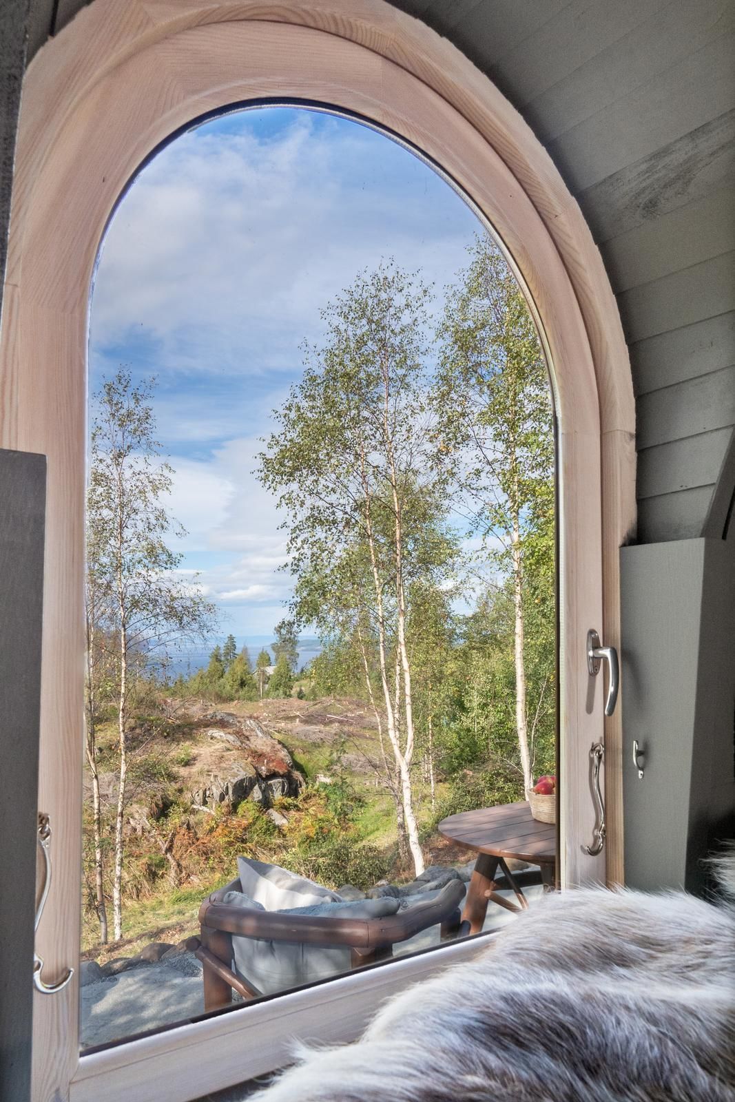 Chalet Deluks, 1 Tempat Tidur Queen, sauna, pemandangan danau | Pemandangan danau