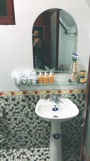 Regadera, amenidades de baño gratuitas, secadora de cabello, pantuflas