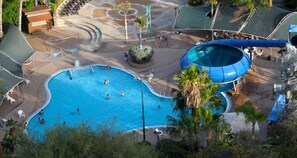 Outdoor pool, open 8:30 AM to 5 PM, pool umbrellas, sun loungers - The Camping Site Hamat Gader (Hamat Gader)