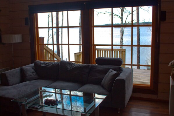 Panoramic Villa, 4 Bedrooms, Sauna, Lake View | View from room
