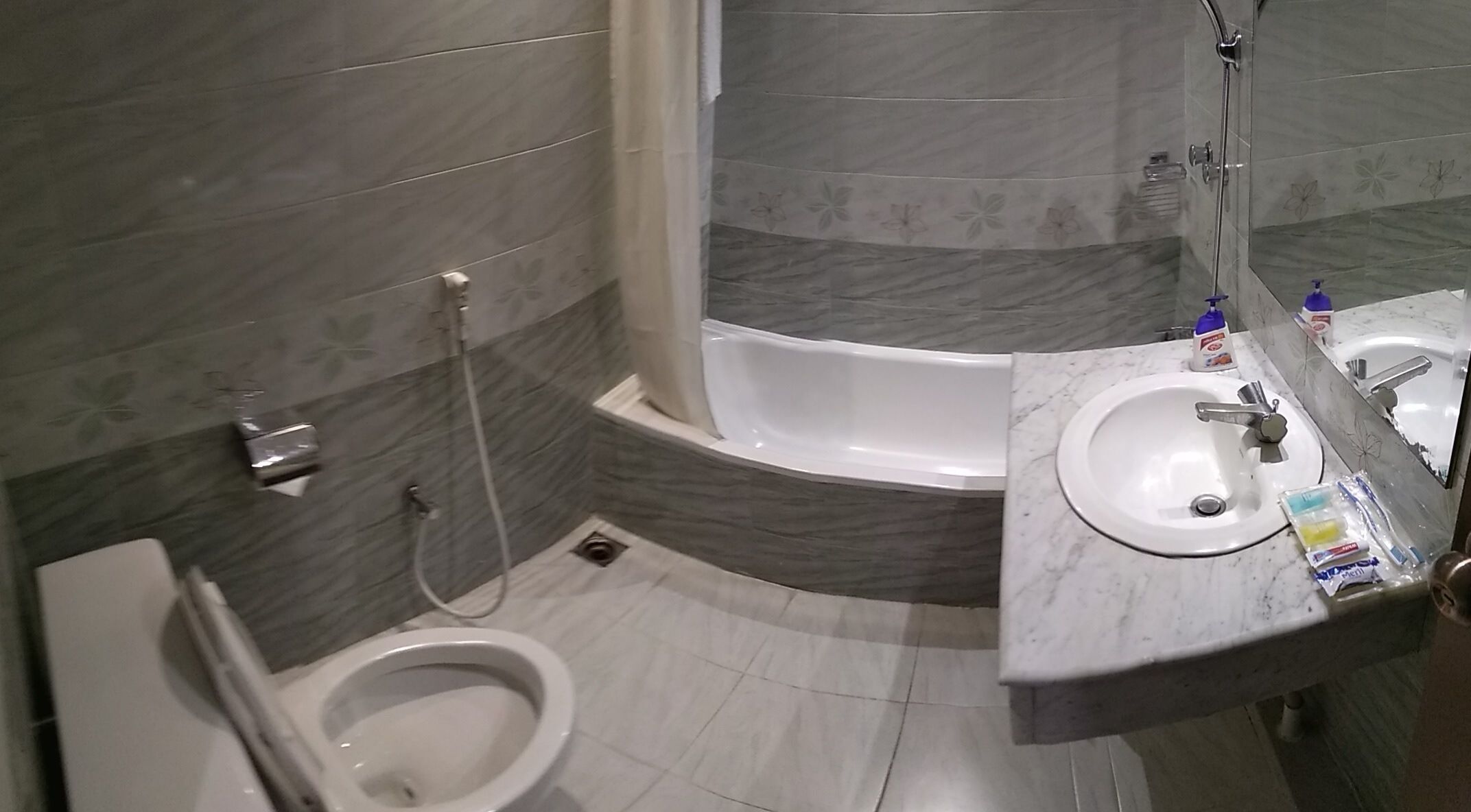 exclusive suite, 1 king bed | bathroom | shower, free toiletries, hair dryer, towels