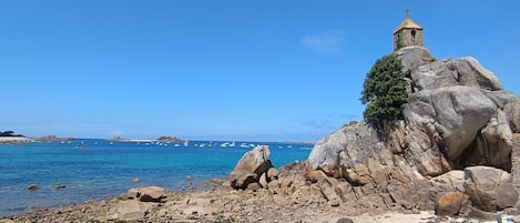 On the beach