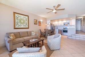 Smart TV, DVD player, books