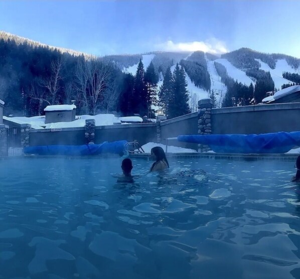 Una piscina climatizada