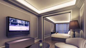 Privilege, Chambre, 1 très grand lit | Minibar, coffres-forts dans les chambres, bureau, chambres insonorisées