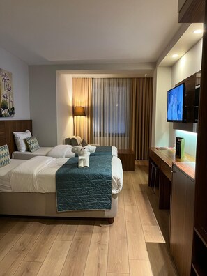 Economy Iki Ayri Yatakli Oda Basement Floor | Hochwertige Bettwaren, Minibar, Zimmersafe, kostenloses WLAN