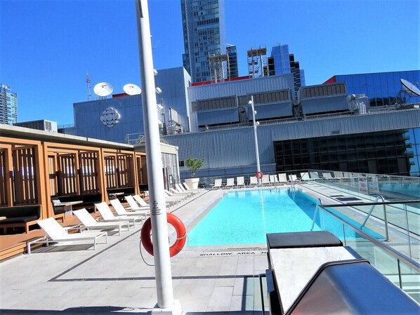 Indoor pool, outdoor pool