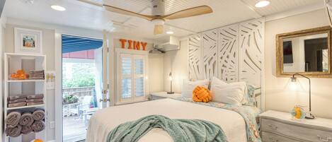 1 habitación, tabla de planchar con plancha, wifi gratis y ropa de cama