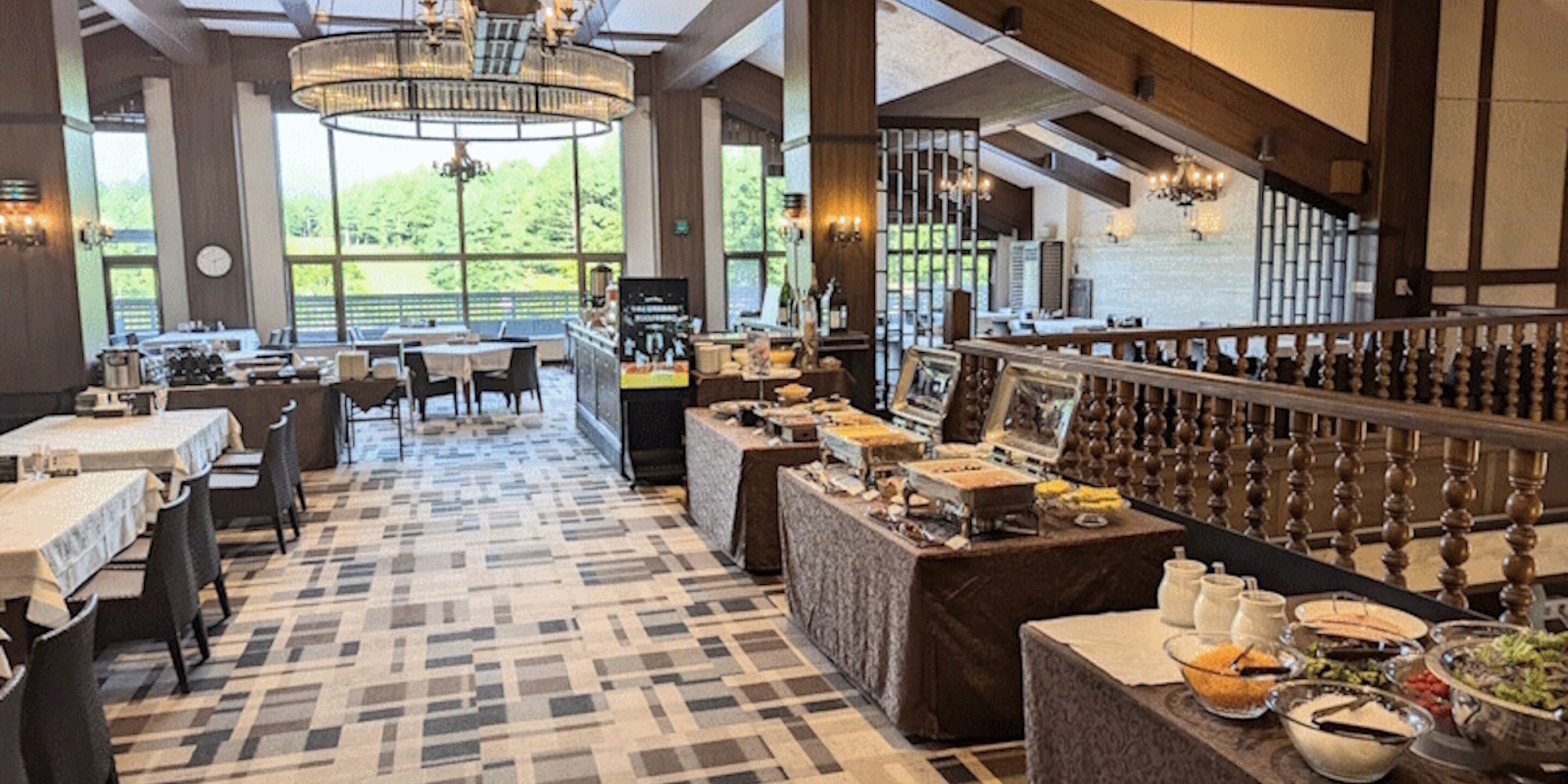 daily buffet breakfast (jpy 1650 per person)