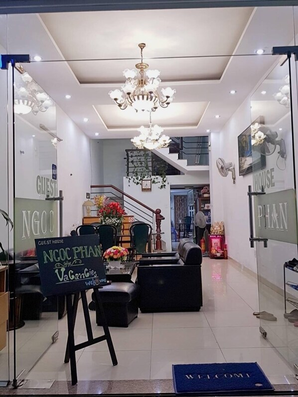 Interior entrance