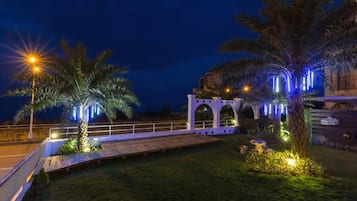 Front of property - evening/night