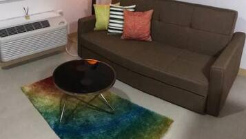 Condo Unit for 4 Pax | Living room | TV, Netflix