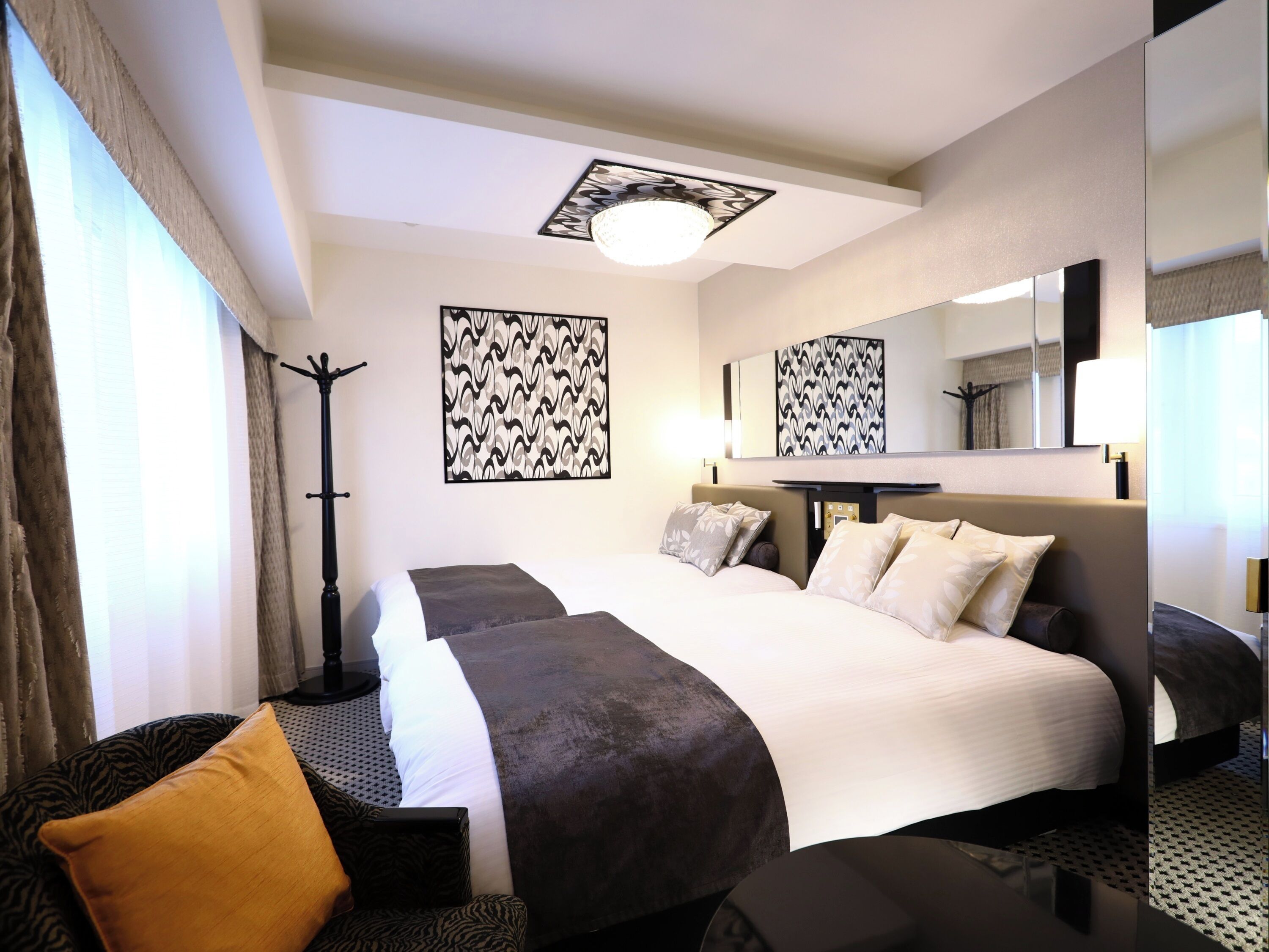 deluxe twin room, 2 bedrooms | down duvets, desk, blackout curtains, free wifi