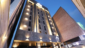 Front of property – evening/night