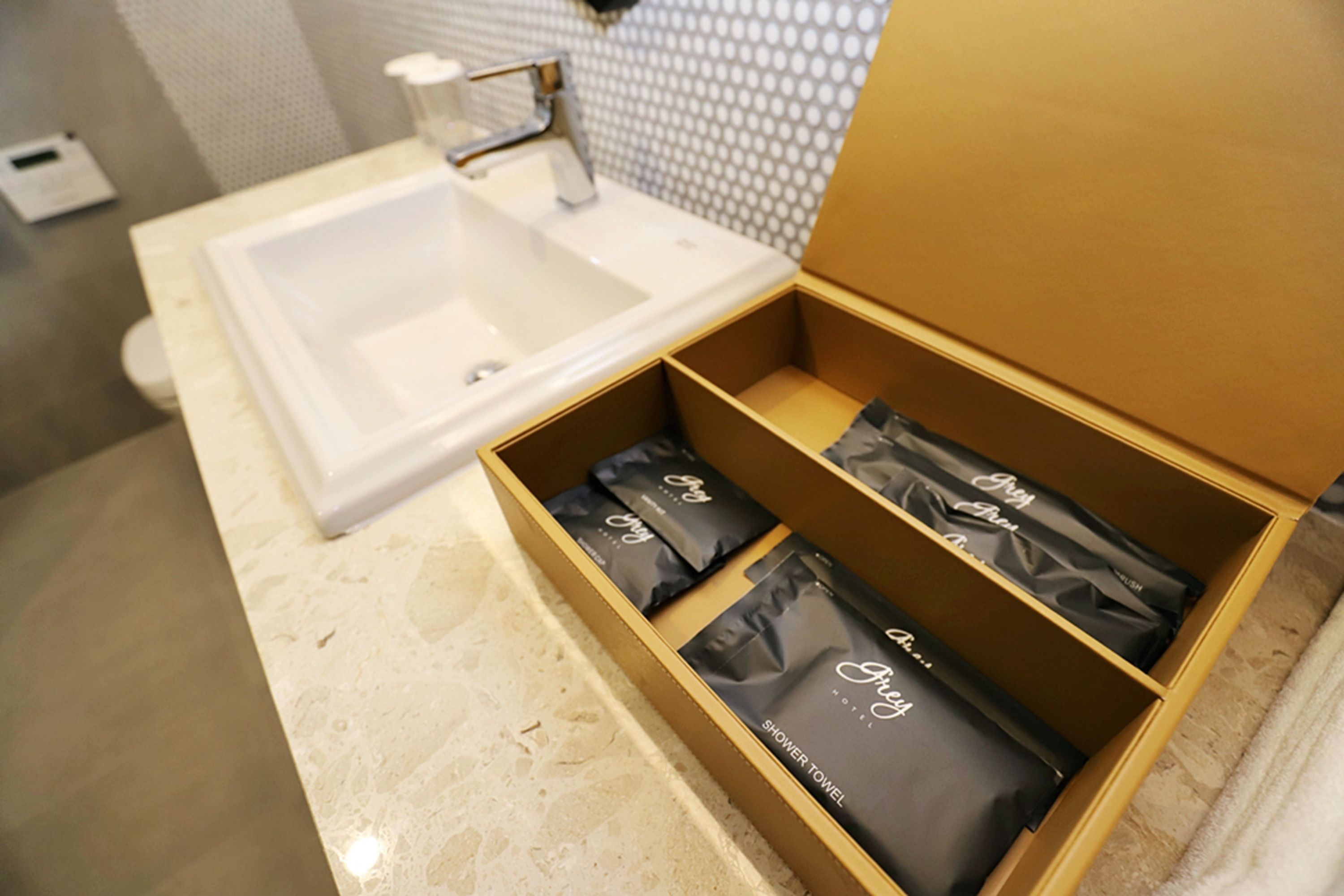 shower, hair dryer, bathrobes, towels