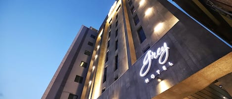 Front of property – evening/night