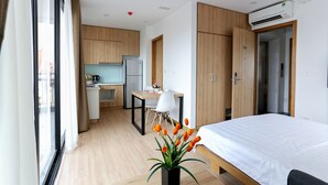 Studio – superior, 1 kingsize-seng, byutsikt