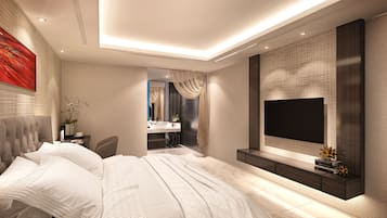 Habitación Premier doble (Base person : 2, Max person : 2) | Caja fuerte, escritorio, wifi gratis y ropa de cama
