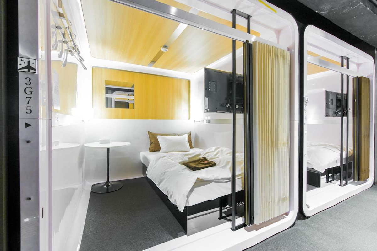 Kamar, hanya perempuan (First Class Capsule) | Brankas, Wi-Fi gratis, dan seprai linen