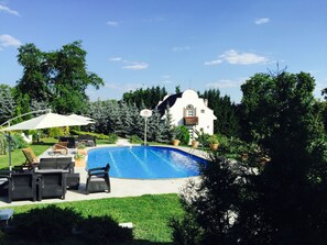 Alberca al aire libre 