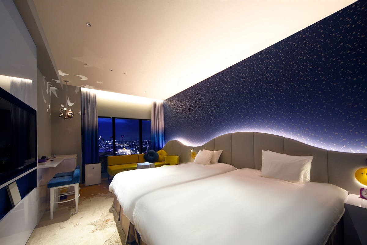 1 habitación y ropa de cama de alta calidad